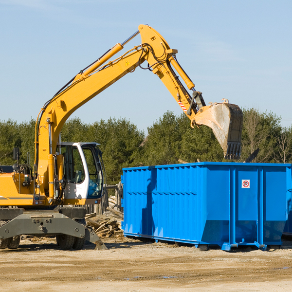 can i choose the location where the residential dumpster will be placed in Hansville WA